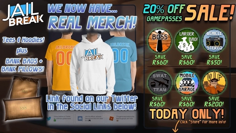 November 26th 2018 /  Miscellaneous Update 32 (Merch & Cyber Monday Sale/Gamepass Sale 4)