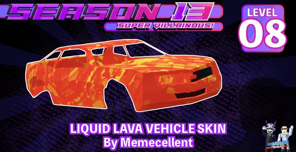 Liquid Lava Vehicle Skin