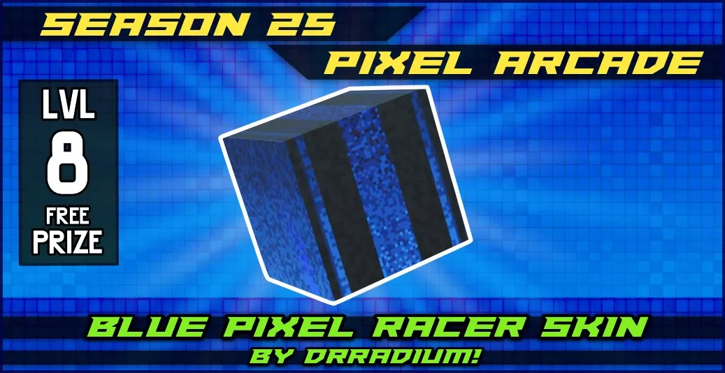 Blue Pixel Racer