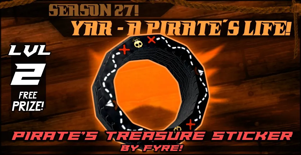 Treasure Tire Stickers