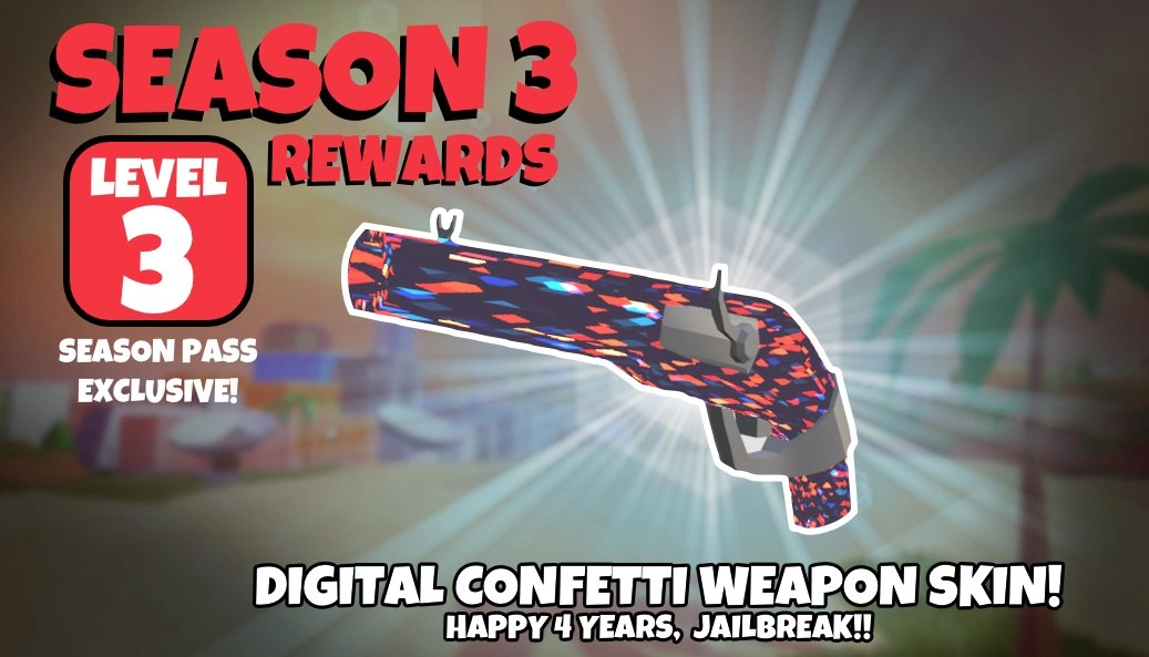 Digital Confetti Weapon Skin