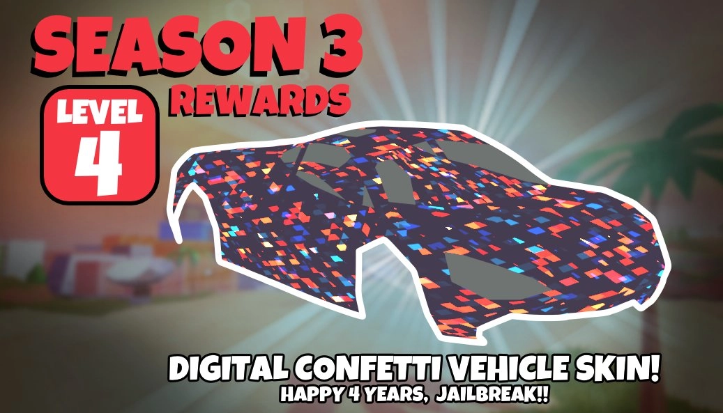 Digital Confetti Vehicle Texture