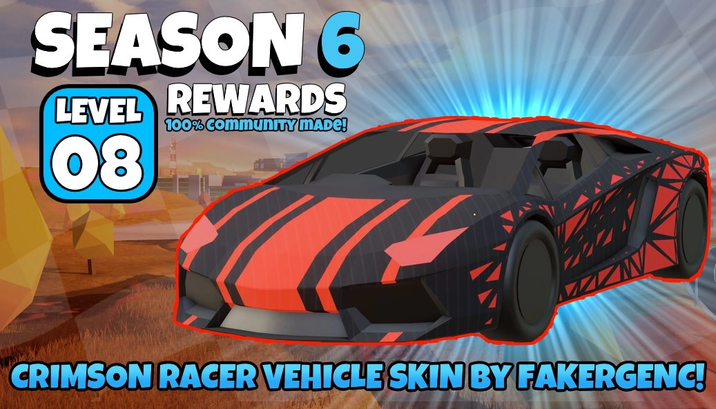 Crimson Racer Vehicle Texture