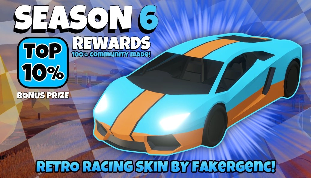 Retro Racing Vehicle Texture